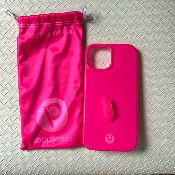 Loopy Case Other - Loopy Neon magenta iPhone 15 case